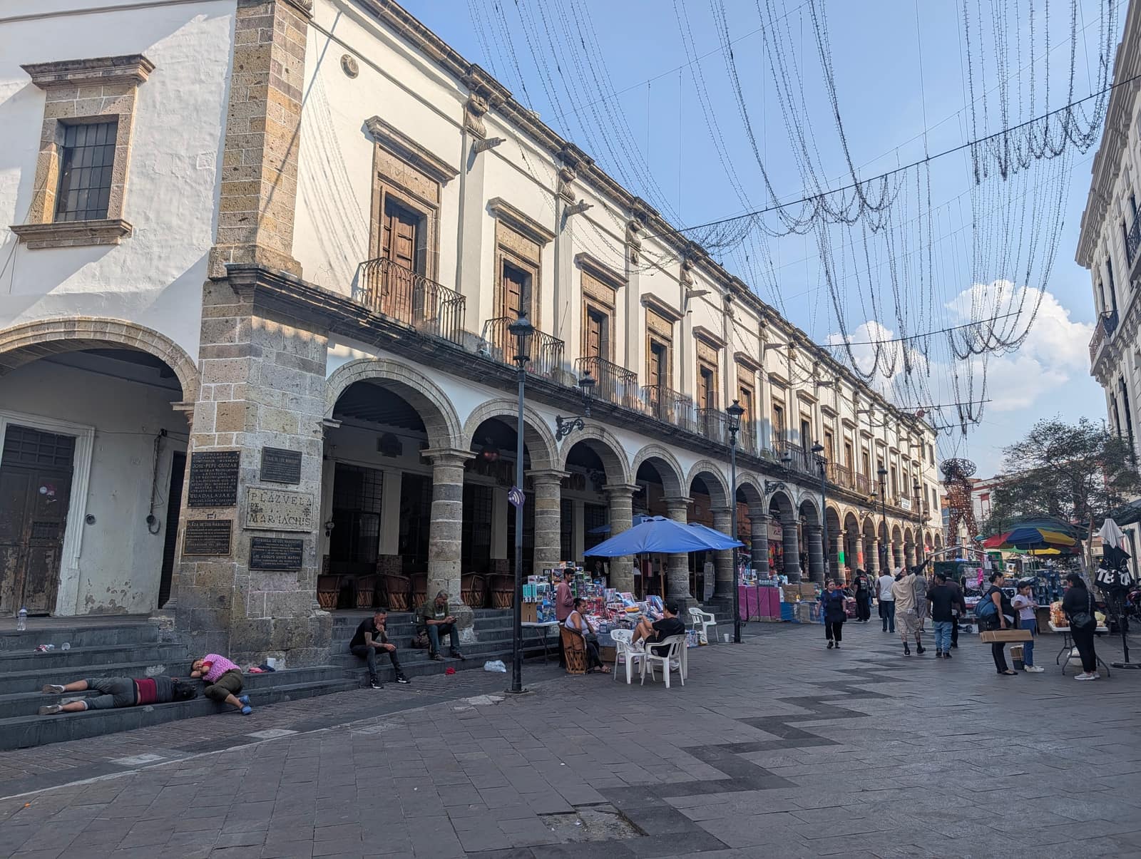 Street music near Plaza de los Mariachis, Guadalajara